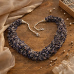 Iolite Nuggets Necklace | Clarity & Calm Elegance