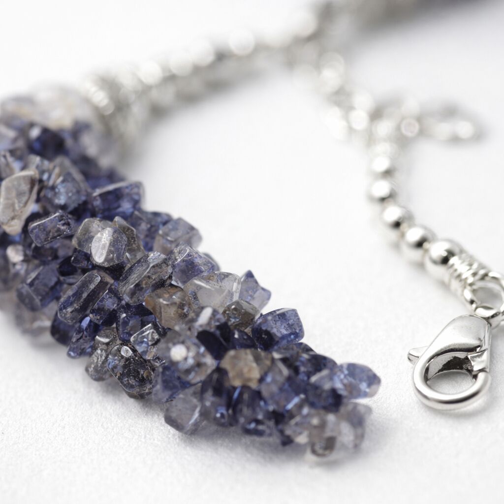Iolite Nuggets Necklace | Clarity & Calm Elegance